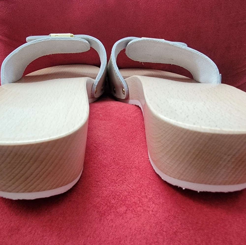 Dr Scholls "STYLE " WOODEN CLOGS - Picture 2 of 7